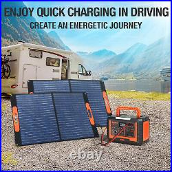 100/330/1000W Portable Power Station Solar Panel Charger Battery Generator Suppl