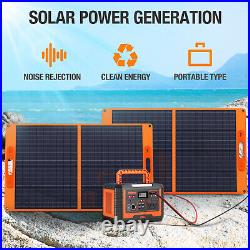 100/330/1000W Portable Power Station Solar Panel Charger Battery Generator Suppl