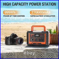 100/330/1000W Portable Power Station Solar Panel Charger Battery Generator Suppl