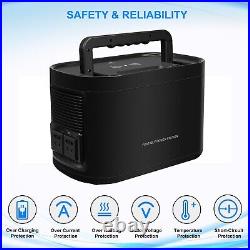 1000W 1166Wh Portable Solar Power Station Battery Generator Emergency Backup