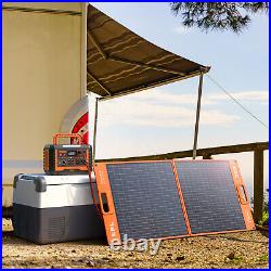 1000W Peak Power Station 500W Portable Solar Generator Outdoor Home Emergency