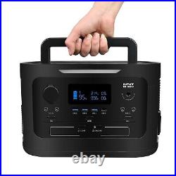 1000W Portable Power Station Supply Solar Generator Home Outdoor Emergency