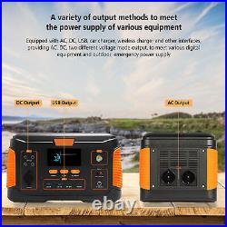 1000W Portable Solar Generator 932.4 Wh Power Station Emergency Power Supply New