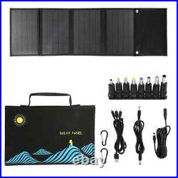 1000WSolar Folding Panel Portable Bag USB+DC Output Charger Outdoor Power Supply