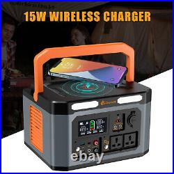 110V 1500W Portable Power Station Power Supply Energy Storage Outdoor Camping