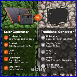 110V Portable Power Station Sine Wave AC Outlet Solar Generator Outdoors Camping