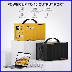 110V Pure Sine Wave Power Bank with 2 AC Outlet. Portable Power Station 300W