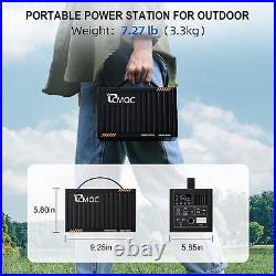 110V Pure Sine Wave Power Bank with 2 AC Outlet. Portable Power Station 300W