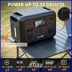 1200W Portable Power Station, Solar Generator for RV Camping Home Indoor Outdoor