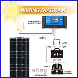 150-300W Polycrystalline Solar Panel Solar Module USB For Car Boat Power Supply