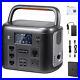 1500w Solar Power Station Generator 1280wh Backup Battery Supply Outdoor Camping