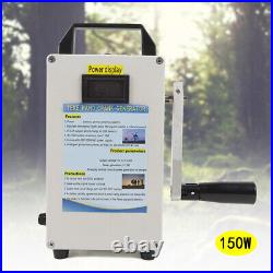 150W Portable Hand Crank Generator Outdoor Emergency Power Supply Generator