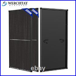 200 400W 600W 800W Watt Mono Solar Panel 12V All Black High Efficiency RV Home