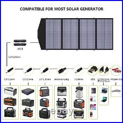 2000W Portable Power Station & 140W Foldable Solar Charger For Camping Outdoor