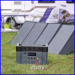 2000W Portable Power Station With 18V140W Solar Panel For Mobile Battery Outdoor