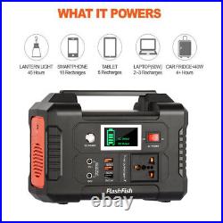 200W Portable Power Station Portable Generator Emergency Power Supply 110V