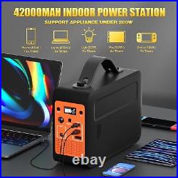 200W Portable Power Station with 23W Solar Panel 102.4Wh/32000mAh Outdoor USB-C