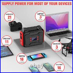 250W Portable Power Station Bank 250Wh Backup Battery Pack Solar Generator
