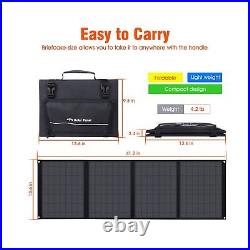 296Wh 600W Portable Power Station with 40W Solar Panel, Solar Generator Outdo