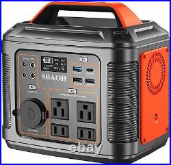 300W 296Wh Solar Generator Quick Charge / 110V AC O. Portable Power Station