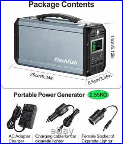 300W 60000mAh Portable Power Station Solar Generator Backup Power Battery CPAP