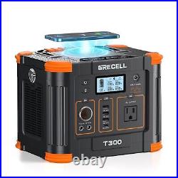 300W Portable Power Station 288Wh Solar Generator Backup Lithium Battery Camping
