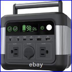 300W Portable Power Station, 296Wh Solar Generators with 120W Max Input, PD 60W