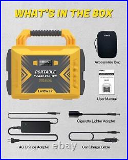 300W Portable Power Station 296Wh Solar Powered Generator Battery Supply for RV