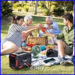 300W Portable Power Station Camping Battery Bank Backup Charger Solar Generator