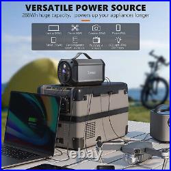 300W Portable Power Station Outdoor Solar Generator Emergency Power Supply USB