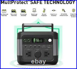 300W Portable Power Station Solar Generator CPAP Backup Battery Charger 80000mAh