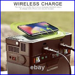 300W Solar Power Generator Portable Emergency Power Supply For Camping Travel