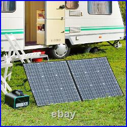 30W -100W 18V Portable Solar Panel Kit Supply For Phone/Power station/Camping/RV