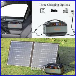 330W Portable Power Station, 299Wh Solar Generator Backup Power Supply