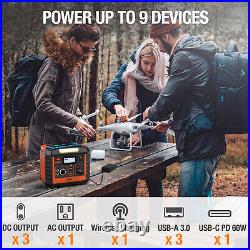 330Wh Portable Power Station 300W Solar Power Bank Generator Supply Camping RV