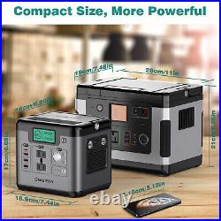 500W Portable Power Station 518Wh Backup Lithium Battery Pack Solar Generator US