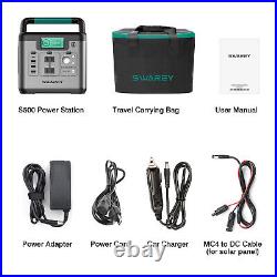 518Wh 500W Solar Generator Portable Power Station Emergency Power for RV Camping