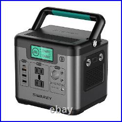518Wh Portable Power Station Solar Generator Backup Battery Source Power Supply