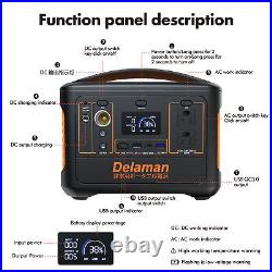 600W 568WH 153600mAh Emergency Power Supply Portable Outdoor Power Bank 220V