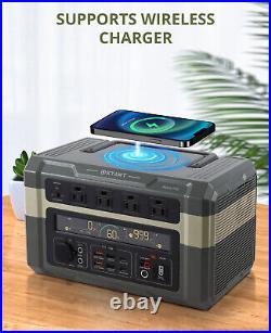 700With614wh Portable Power Station Solar Generator Backup for Outdoor Camping RV