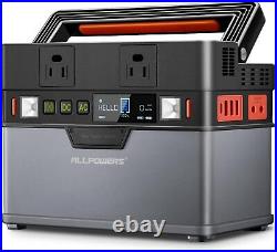 ALLPOWERS 300W 288Wh 78000mWh Portable Power Station Solar Power Generator AC DC