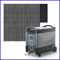 ALLPOWERS 3600W 3456Wh LiFePO4 Portable Power Station & Mono Solar Panel 600W