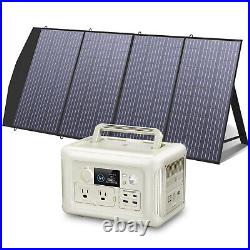 ALLPOWERS 600W Portable Power Station RV With 200W Portable Solar Panel Camping