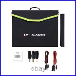 ALLPOWERS 600W R600 Portable Power Station Lifepo4 battery with100W Solar Panel