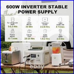 ALLPOWERS R600 Portable Power Station + 200W Mono-Solar Panel Charger Off Grid