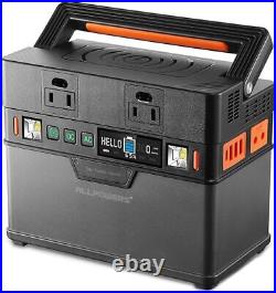 ALLPOWRES 300W portable power station generator with light for camping new