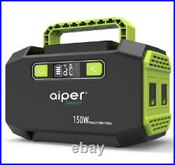 Aiper 150W Portable Power Station 167Wh 45000Mah Solar Generator Lithium Battery