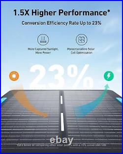 Anker Portable Power Station Solar Generator 256Wh 100W Solar Panel Outdoor Use