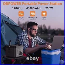 DBPOWER Portable Power Station, 178Wh 48000mAh Backup Lithium Battery 110V/25