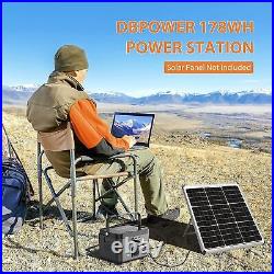 DBPOWER Portable Power Station, 178Wh 48000mAh Backup Lithium Battery 110V/25